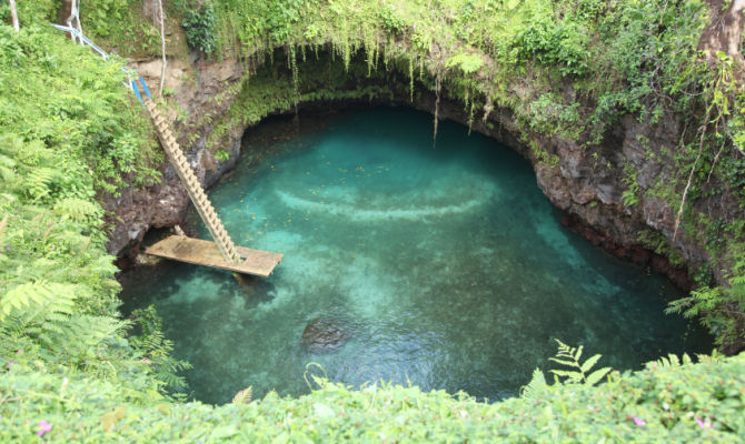 Piscina naturale delle Samoa