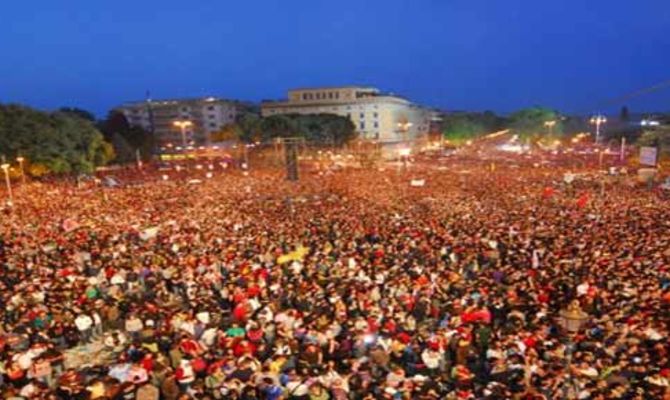 Concerto piazza San Giovanni Roma