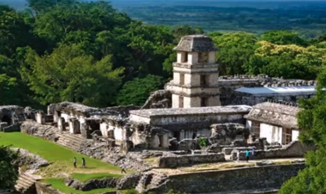  Palenque, messico, maya, rovine, 