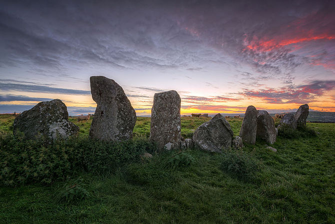 Beltany Ancient Standing Stone Circle