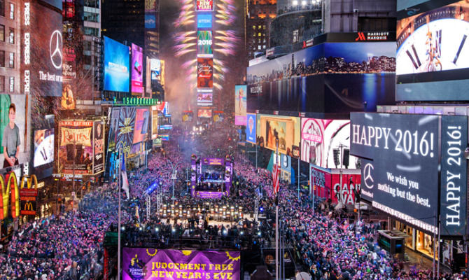 Times Square New Year’s Eve Ball Drop