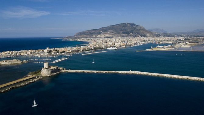 Panorama di Trapani