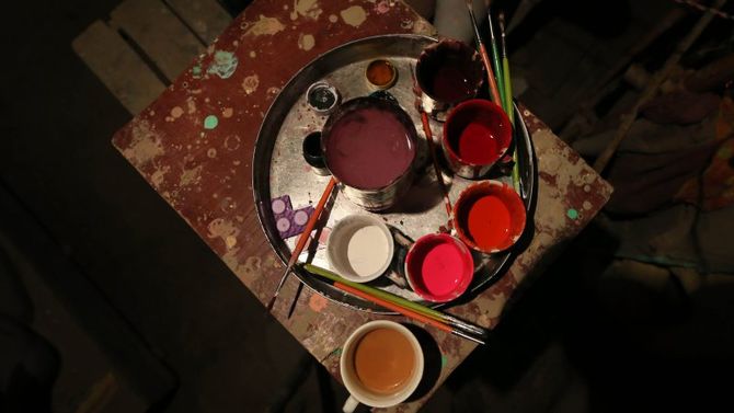 Navratri Festival &amp;#45; pittura