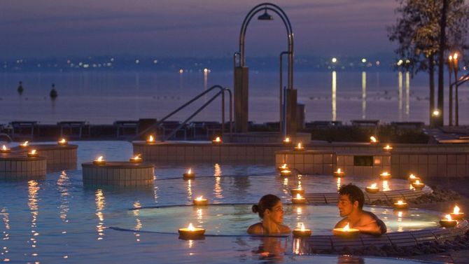 Piscina esterna Sirmione