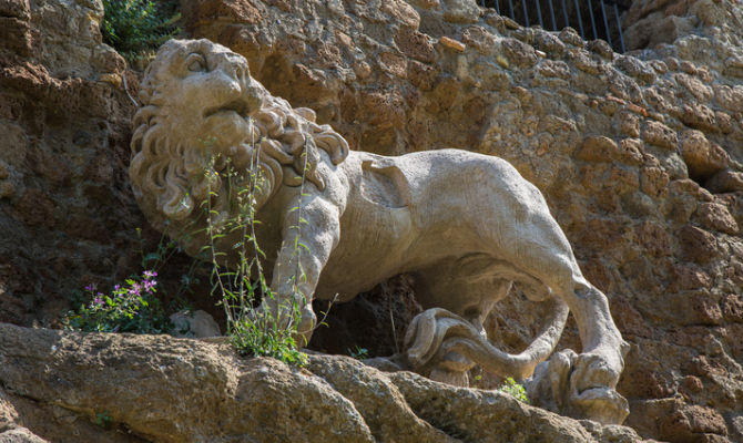 Lazio, ruderi di Monterano