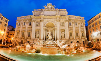 Roma, la Fontana di Trevi