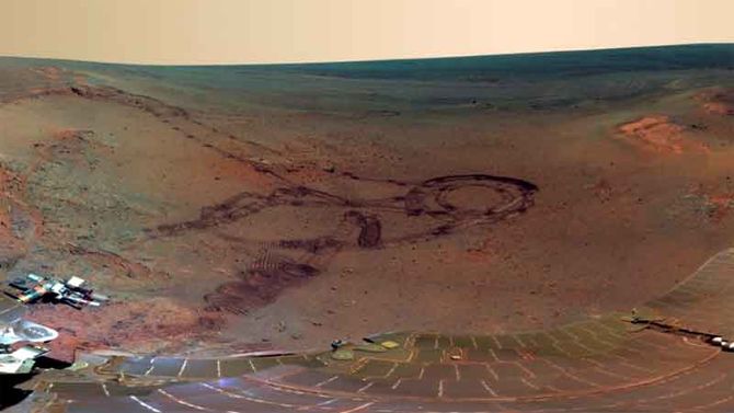 NASA robot Opportunity su Marte