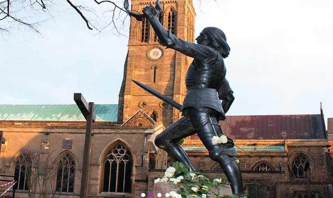 Statua di Re Riccardo III a Leicester