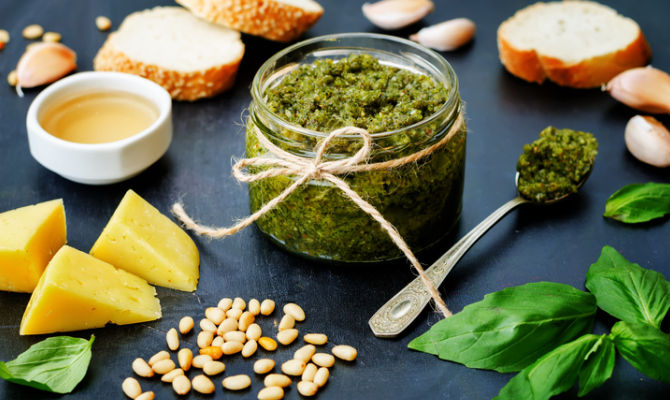 Pesto al pistacchio