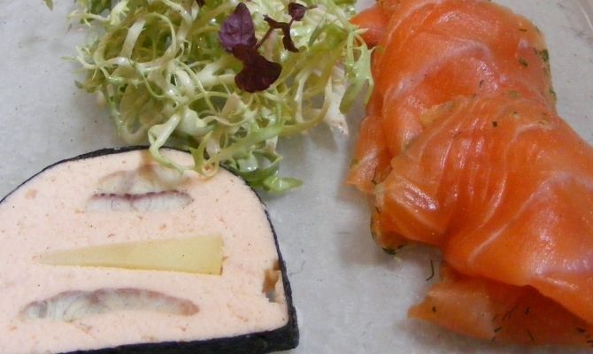 salmone marinato norvegese