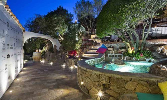 Giardino del Ristorante Aruana, Porto Cervo