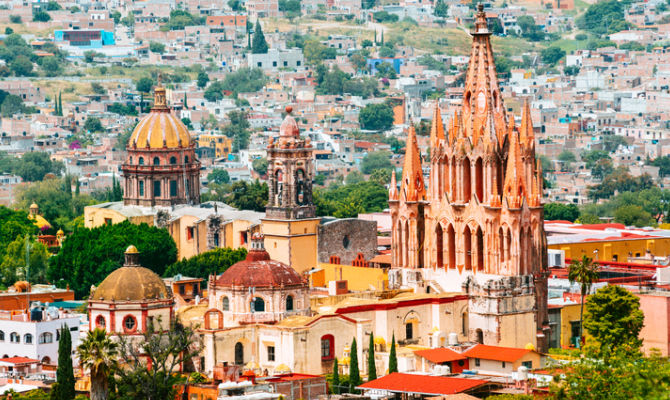 Messico, veduta di San Miguel de Allende