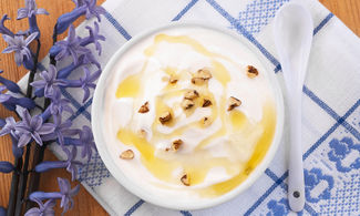 yogurt, crema, miele