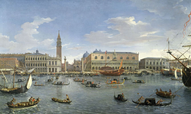 - Il Palazzo Ducale di Venezia visto da San Giorgio <br>