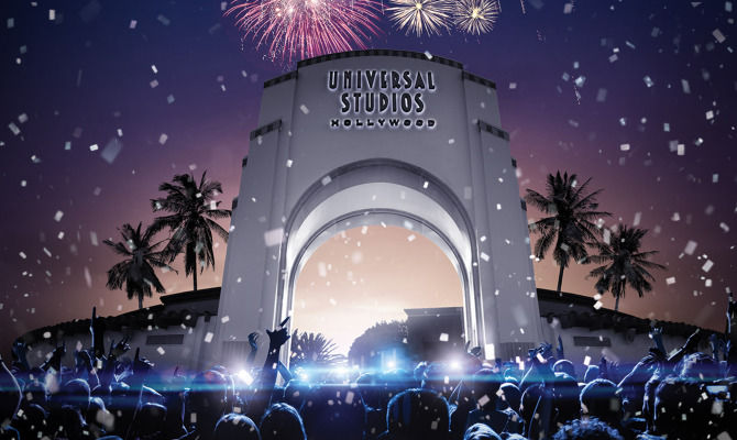 Fuochi d'artificio agli Universal Studios