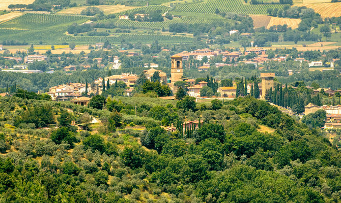 Veduta di Torgiano