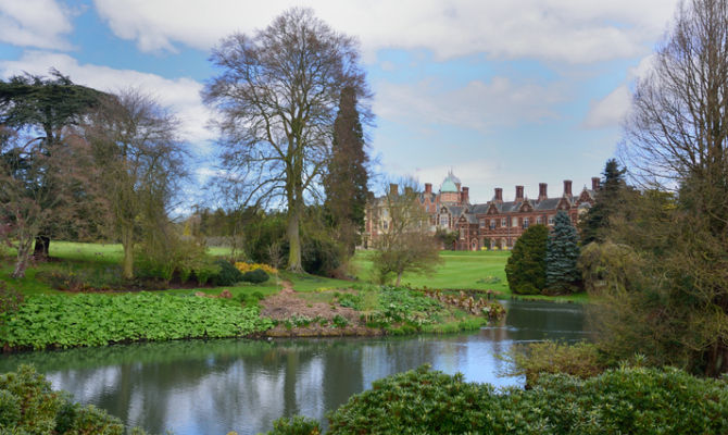 Parco della tenuta di Sandringham