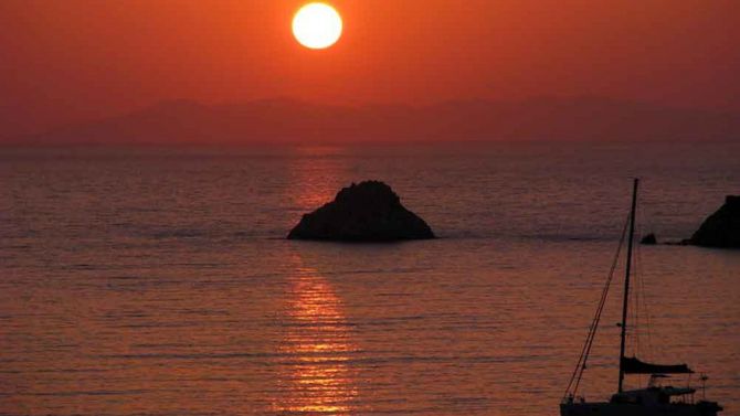 Isola d&amp;#39;Elba Viticcio tramonto