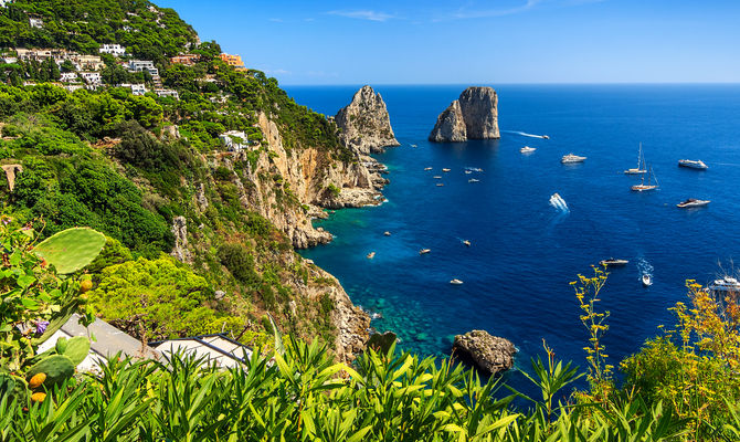 Veduta di Capri