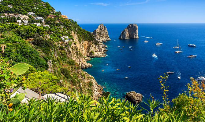 Veduta di Capri