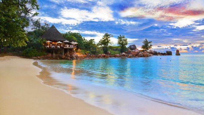 Seychelles spiaggia