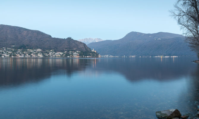 Lago di Lugano con Monte San Giorgio