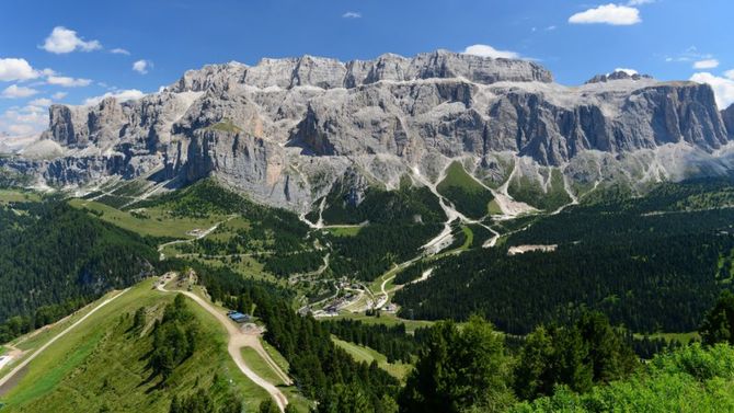 Val Gardena panorama