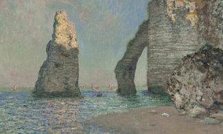 La scogliera a Etretat, 1885