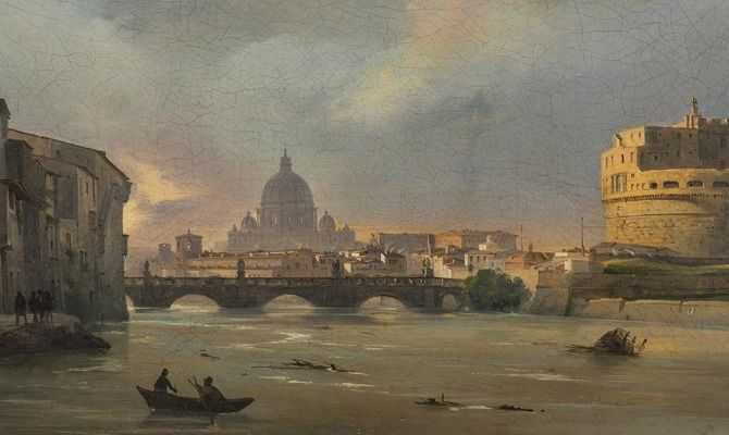 veduta di Roma