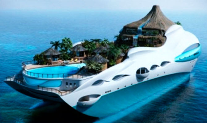 Tropical Island Paradise Yacht