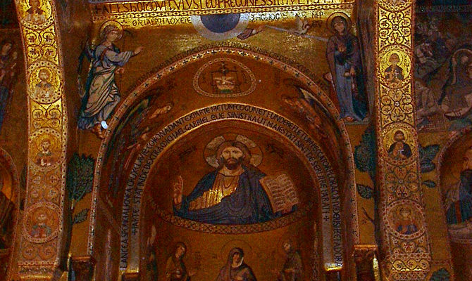 <span>Cappella Palatina, Palermo, interno</span>