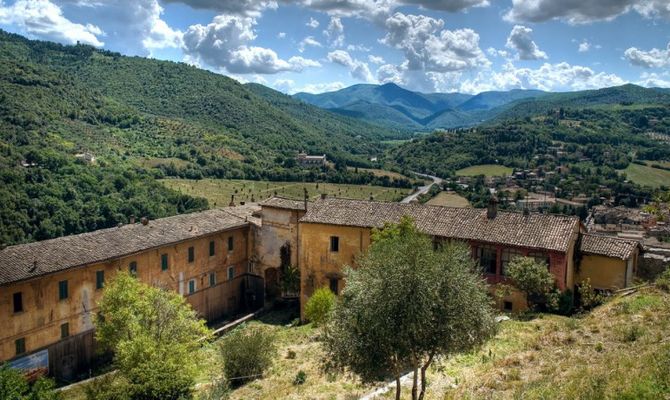 Veduta panoramica di Spoleto