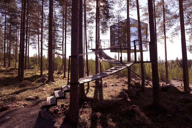 The Mirrorcube Tree House Hotel