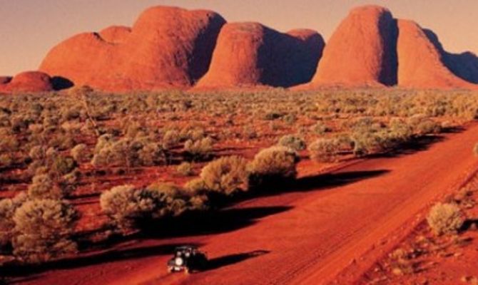 Australia Outback con fuoristrada