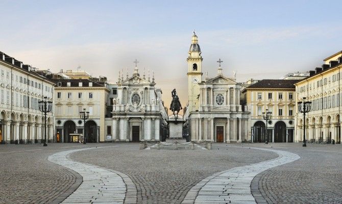 torino, piazza san carlo