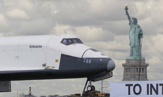 Shuttle Enterprise, New York