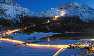 Corvatsch illuminato