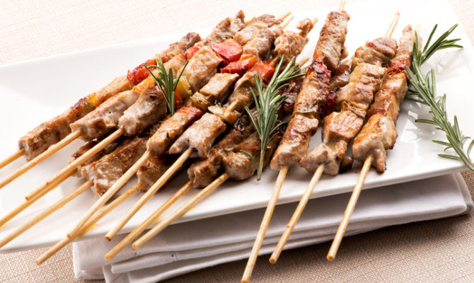 Arrosticini di pecora<br>