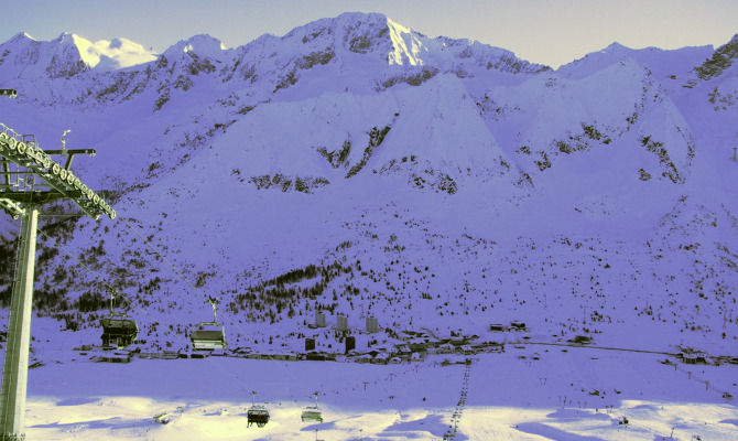 passo del tonale sci italia adamello neve inverno ontagna