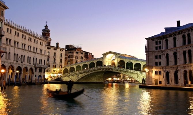 venezia, gondola, canale