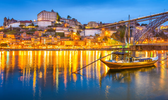 Scorcio panoramico di Porto