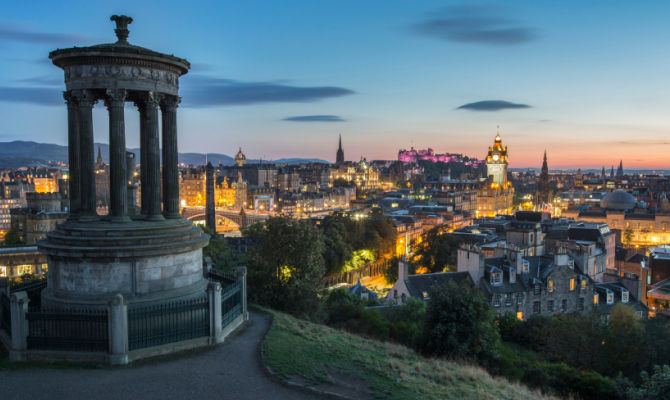 Panorama di Edimburgo