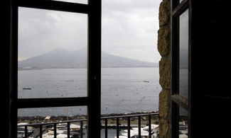 Vesuvio con la pioggia