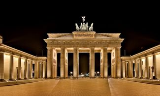 Berlino, germania, porta di brandeburgo