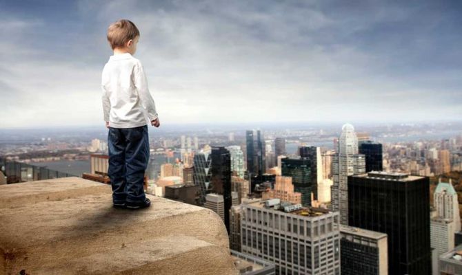 Bambino a New York