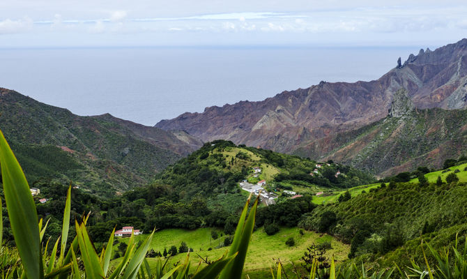 Veduta dell'isola di Sant'Elena