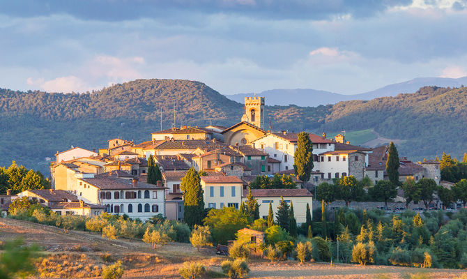 Panorama di Radda in Chianti