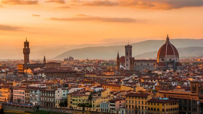 Tramonto su Firenze