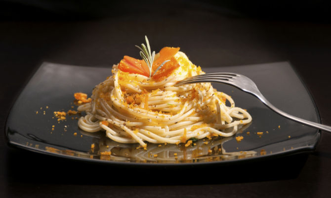 bottarga spaghetti sardegna muggine<br>