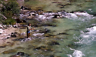 Pesca alpina in Slovenia